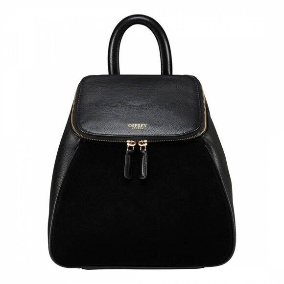 OSPREY LONDON The Rhoda Leather & Suede Backpack - Picture 9 of 10